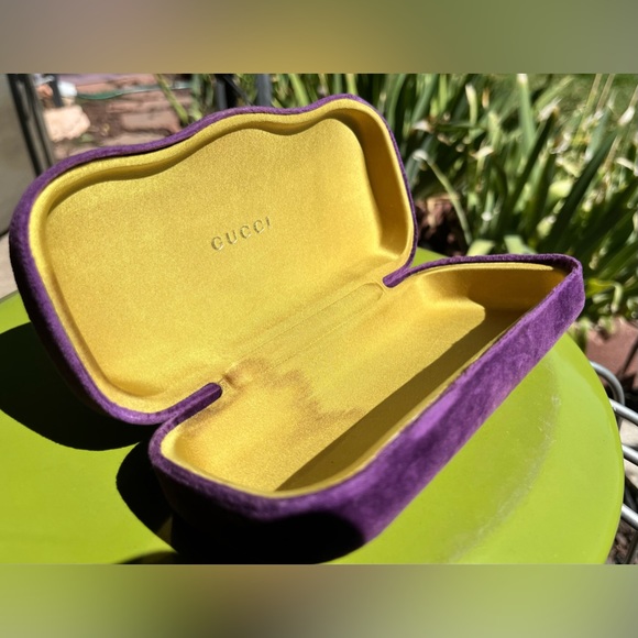 GUCCI Sunglasses Havana/Blue w/ Brown Gradient Lens 54mm - Picture 5 of 7